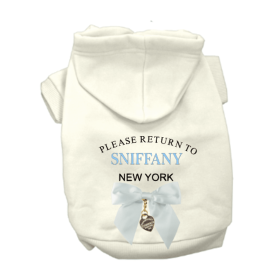 Return to Sniffany Hoodie (Color: Cream, size: X Small)