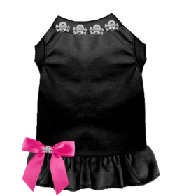 Skull Studded Dress (Color: Black, size: X Large)