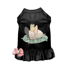 Sleepy Frenchie (Color: Black, size: 2X Large)