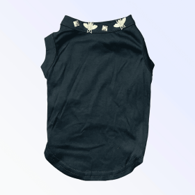 Studded Bee Tee (Color: Black, size: medium)