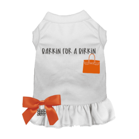 Barkin' for A Birkin- Dog Dress (size: large)