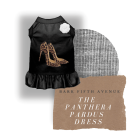 The Panthera Pardus Dress (Color: Black, size: large)