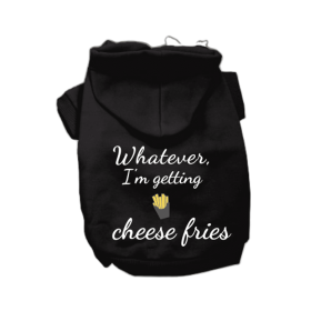 Whatever, I'm getting Cheese Fries (Color: Black, size: small)
