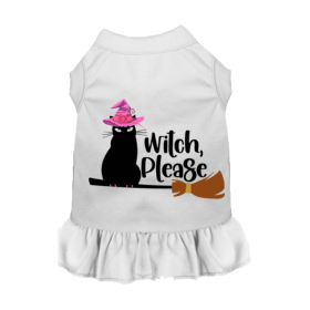 Witch Please Cat (Color: White, size: small)