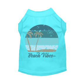 Beach Vibes Tee (Color: Blue, size: X Large)