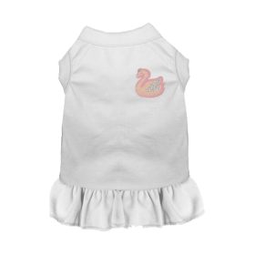 Everyday Swan Top/Dress (Color: White, size: X Large)