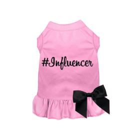 #Influencer Dress (Color: Pink, size: large)
