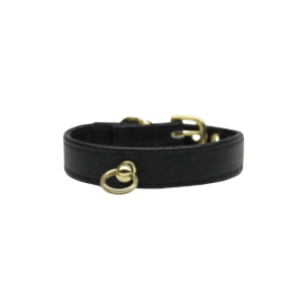 Bee Mine Dog Collar (Color: Black, size: 16")