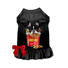 Frenchie- Fries (Color: Black, size: medium)