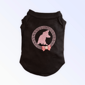 Glitterazzi Frenchie Tee (size: large)