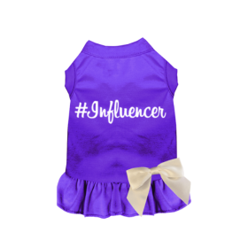 #Influencer Dress (Color: Purple, size: large)