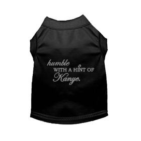 Humble with a Hint of Kanye (Color: Black, size: medium)