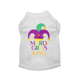King/Queen of Mardi Gras (Color: White, size: X Small)