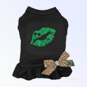 Kiss Me All Over Dress (Color: Black, size: medium)