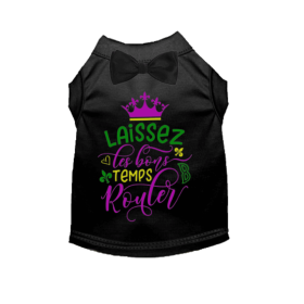 LAISSEZ LES BONS TEMPS ROULER (Color: Black, size: 2X Large)
