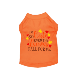 Leaves Fall For Me (Color: Orange, size: medium)