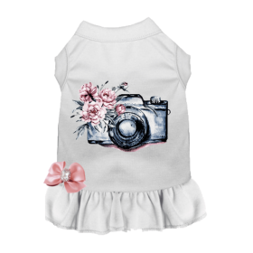 Call me pretty and take pictures of me (Color: White, size: X Small)