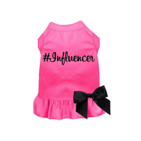#Influencer Dress (Color: Hot Pink, size: X Small)