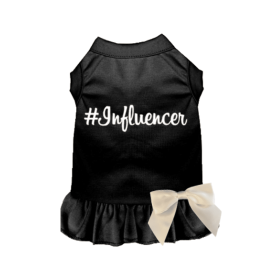 #Influencer Dress (Color: Black, size: X Large)