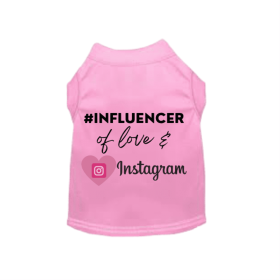 #INFLUENCER of Love & Instagram (Color: Pink, size: 2X Large)