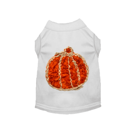 Chiffon Rose Halloween Pumpkin Shirt (Color: White, size: large)