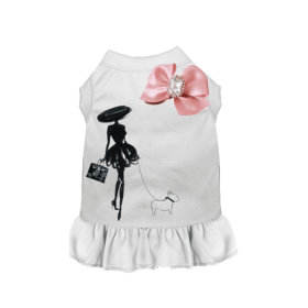 Classy Lady and Frenchie (Color: White, size: large)