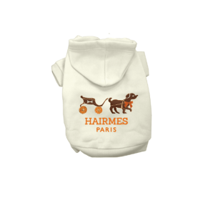 Puppy Hairmes- Dog Hoodie (size: large)