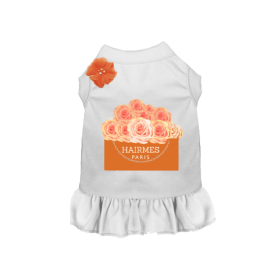 Hairmes Roses- Dog Dress (size: XL)