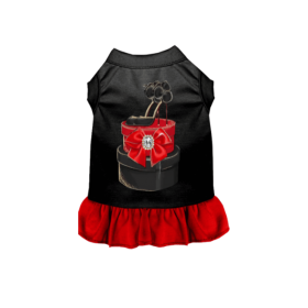 Stilleto Bow- Dog Dress (size: L)