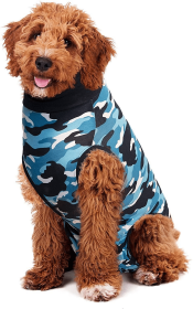 Suitical Dog Recovery Suits (Color: Pink Camo, size: MED Plus)
