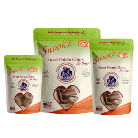 Sweet Potato Dog Chips - Soup bone shaped (size: 5lb)