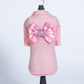 Royal Princess Sweater (Color: Pink, size: XS)