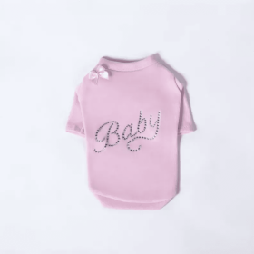 Baby Tee (Color: Pink, size: XXS)