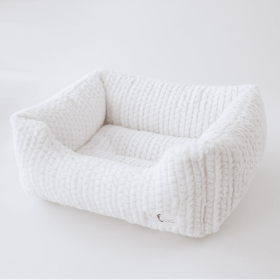 Paris Dog Bed (Color: Ivory, size: One Size)