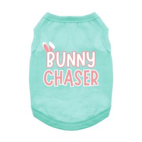 Bunny Chaser Dog Shirt - Teal (size: X-Small)