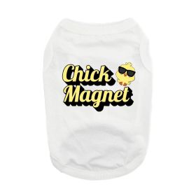 Chick Magnet Dog Shirt - White (size: X-Small)