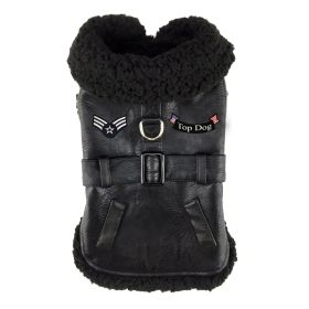 Top Dog Flight Harness Coat by Doggie Design - Black (size: 2X-Large)