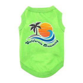 California Dreaming Dog Shirt - Green Flash (size: 3X-Large)