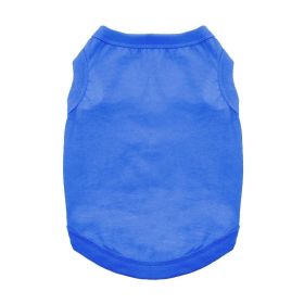 Cotton Dog Tank - Nautical Blue (size: 3X-Large)