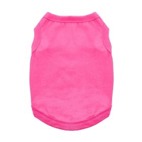 Cotton Dog Tank - Raspberry Sorbet (size: 3X-Large)