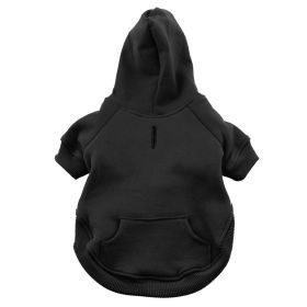 Flex-Fit Dog Hoodie - Black (size: 3X-Large)