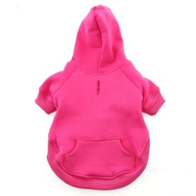 Flex-Fit Dog Hoodie - Pink (size: 3X-Large)