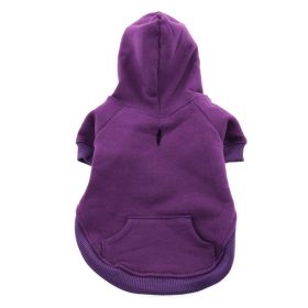 Flex-Fit Dog Hoodie - Purple (size: 3X-Large)