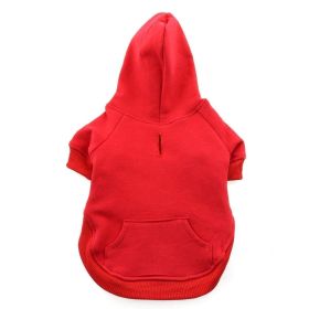 Flex-Fit Dog Hoodie - Red (size: 3X-Large)