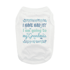Going To Grandma's Dog Shirt - White (size: 3X-Large)