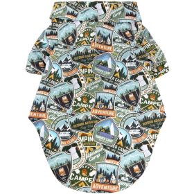 Hawaiian Camp Shirt - Camping Adventure (size: 2X-Large)