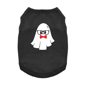 Nerdy Ghost Dog Shirt - Jet Black (size: 3X-Large)