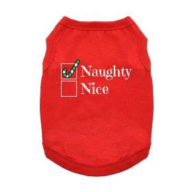 Naughty Dog Shirt - Red (size: small)