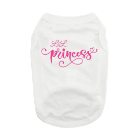 Lil Princess Dog Shirt - White (size: X-Small)