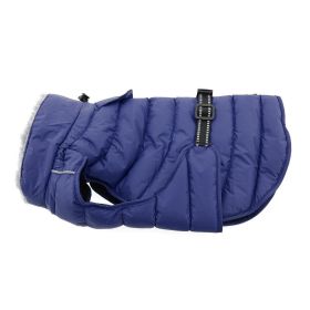 Alpine Extreme Weather Puffer Coat - Navy Blue (size: medium)